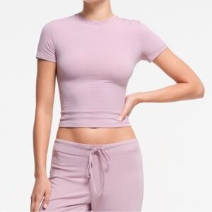 NWT Skims Cotton Jersey Tee Dusk